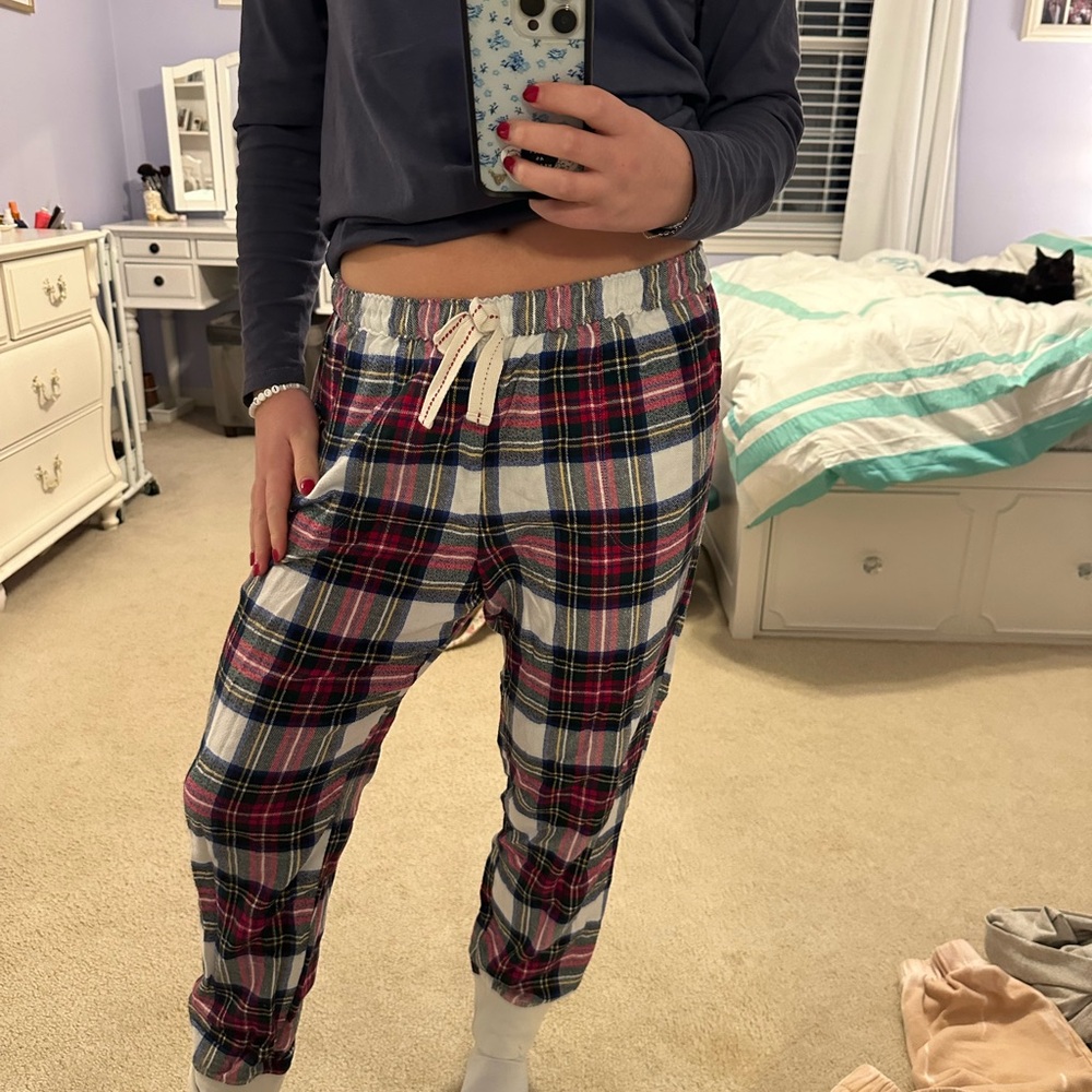 Plaid pajama pants